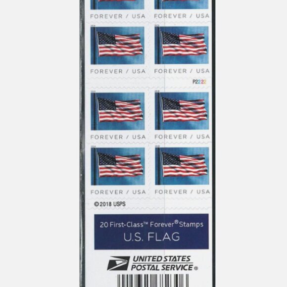 2019 American Flag Stamps 1000 Pieces - Picture 2 of 5